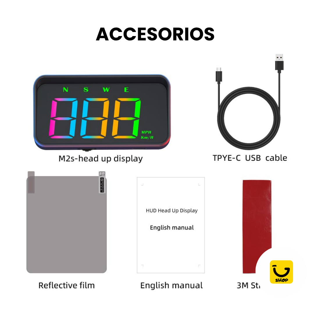 Proyector de Velocidad para Carro