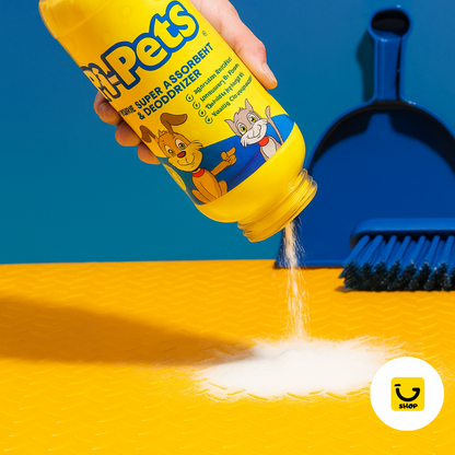 Polvo Absorbente de Orina para Mascotas