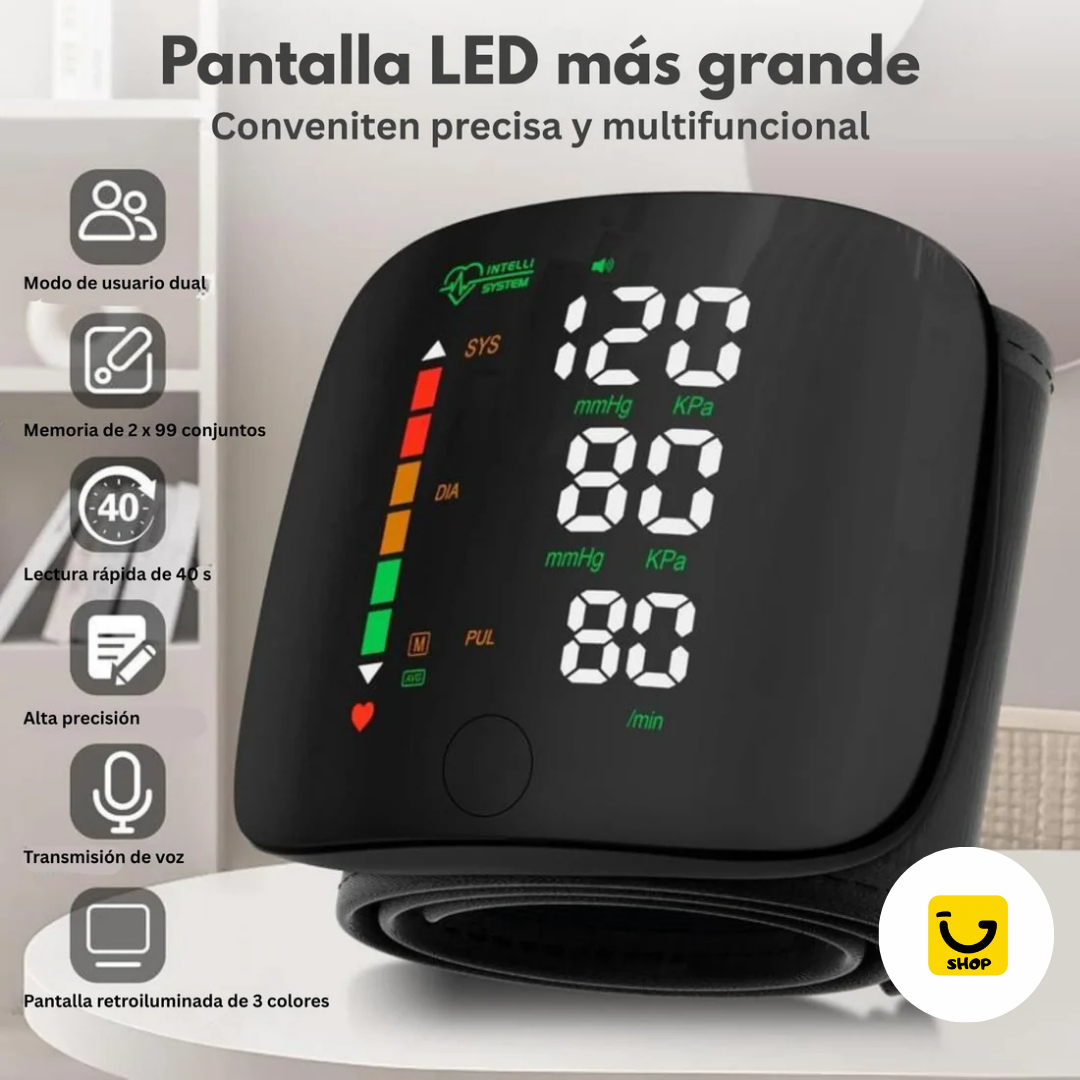 Tensiómetro Digital de Presión Portátil