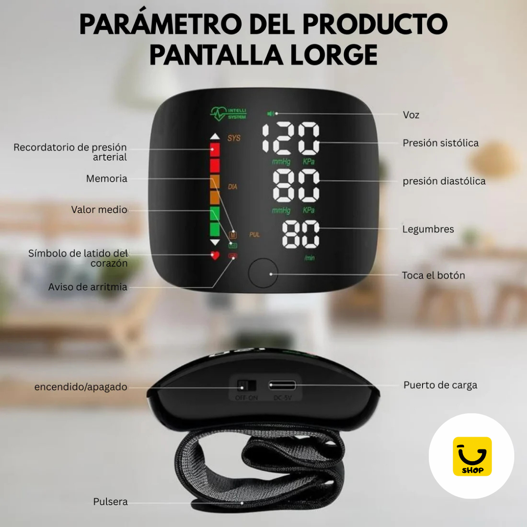 Tensiómetro Digital de Presión Portátil