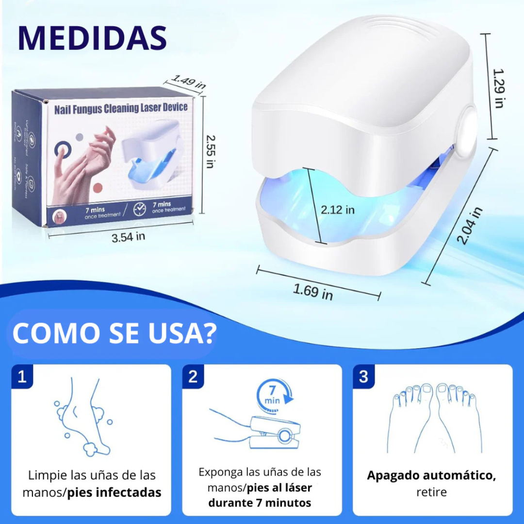 Láser LED para Uñas con Hongos