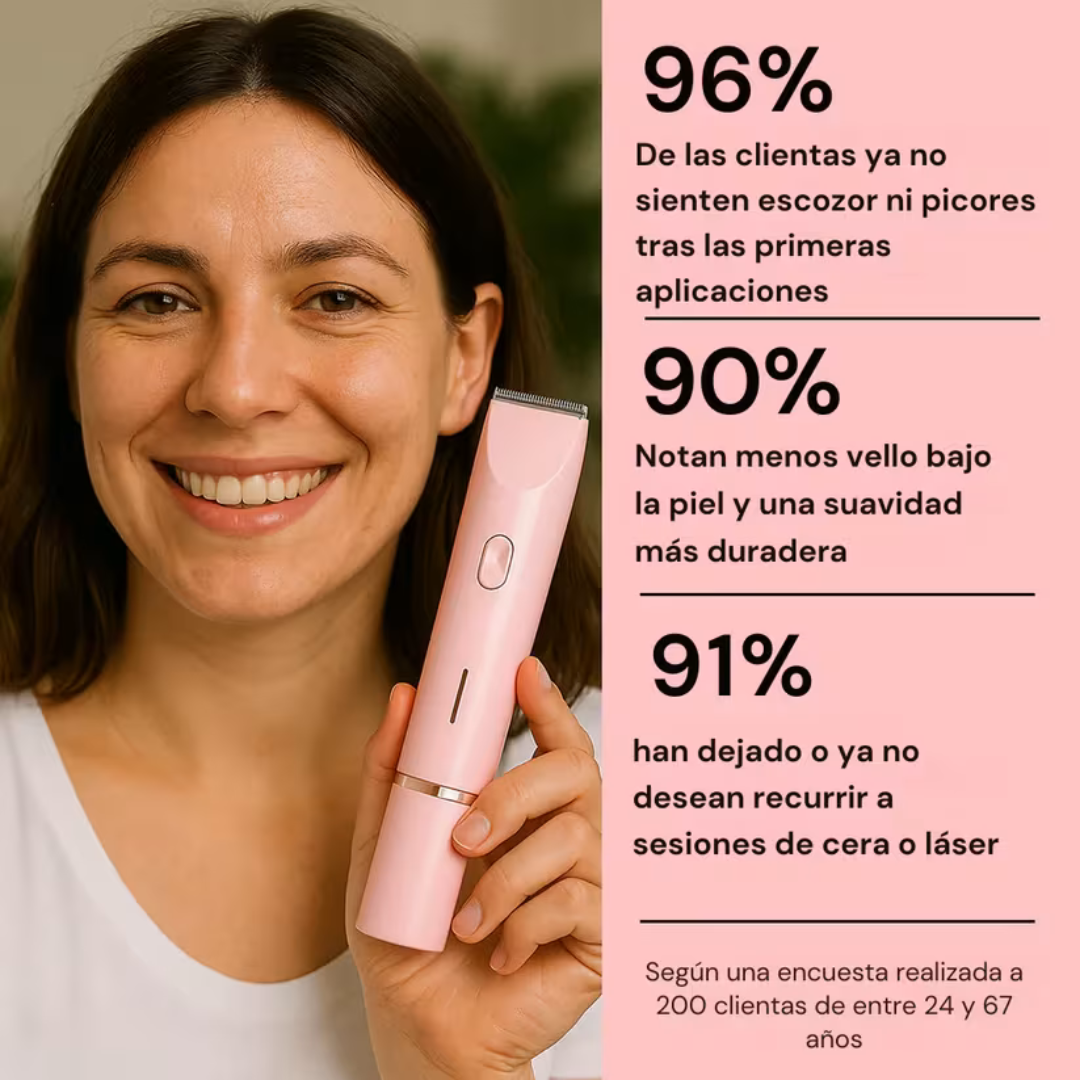 Afeitadora Eléctrica Impermeable 2 en 1