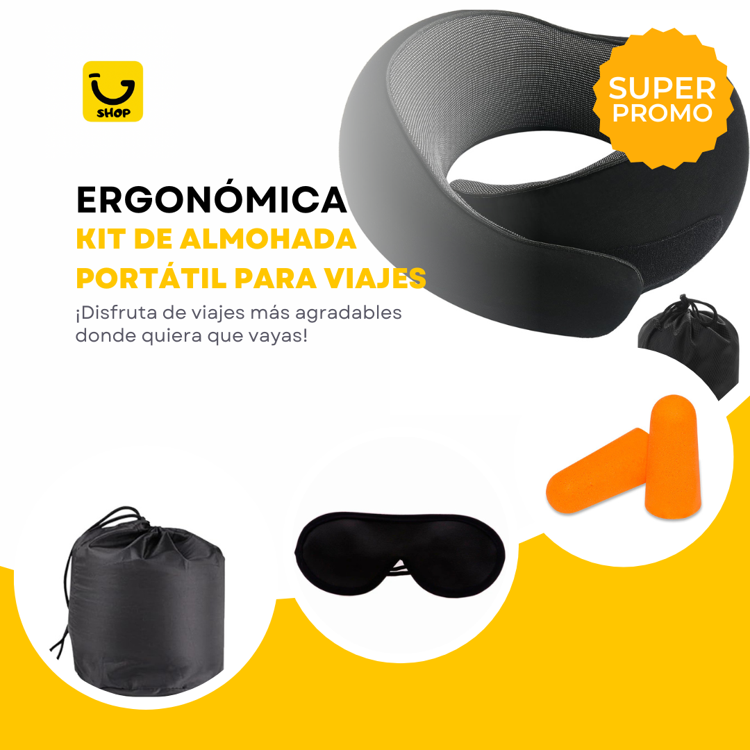 Kit de Almohada Portátil para Viajes
