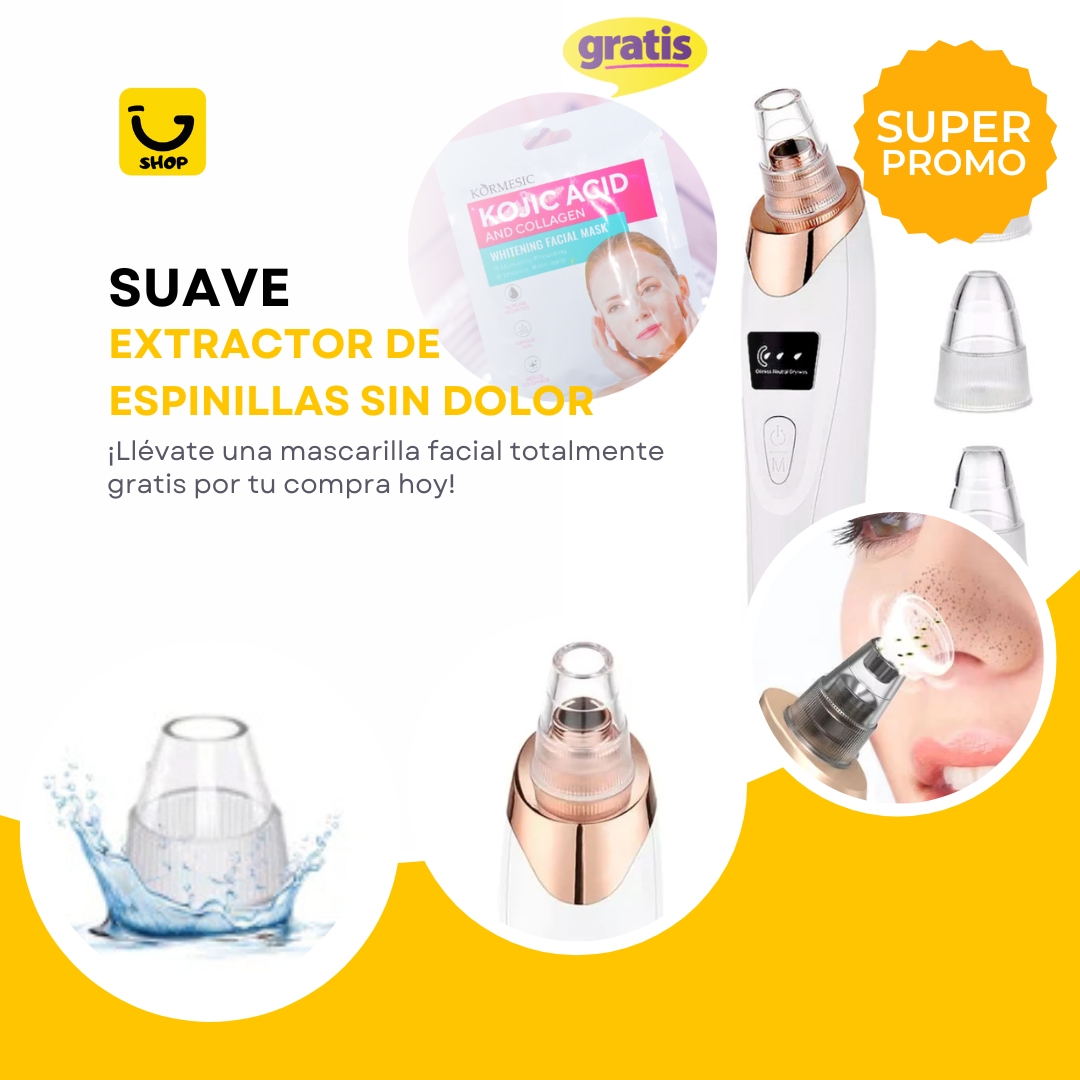 Extractor de Espinillas sin Dolor + Obsequio