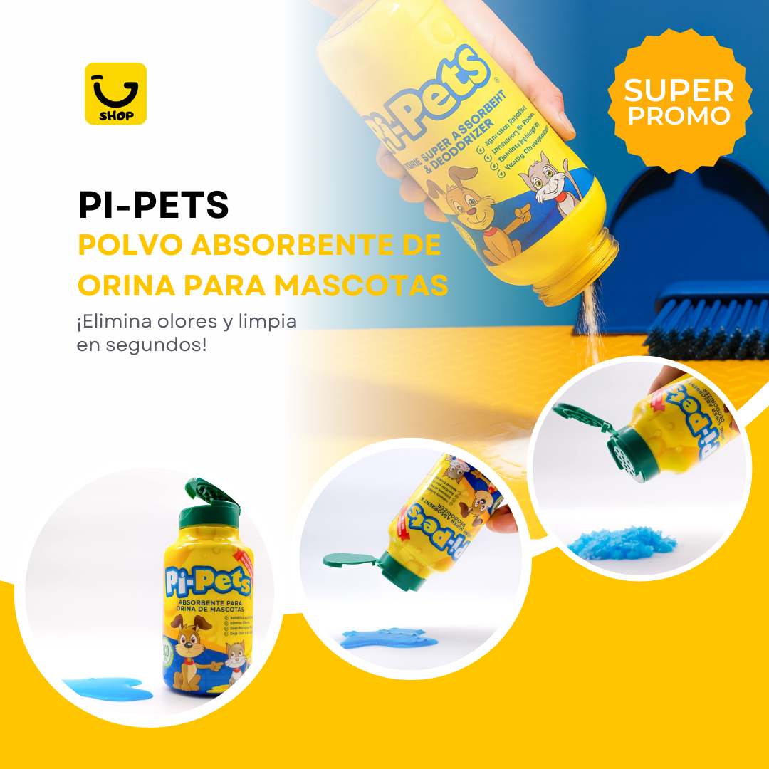 Polvo Absorbente de Orina para Mascotas