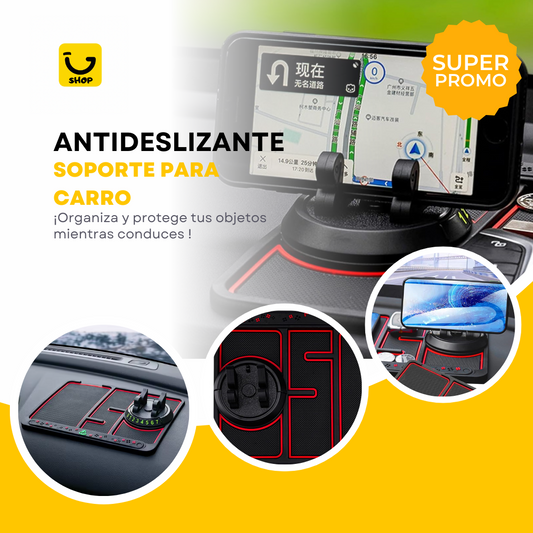 Soporte Antideslizante para Carro