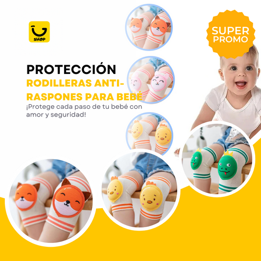 Rodilleras Antiraspones para Bebé x 3
