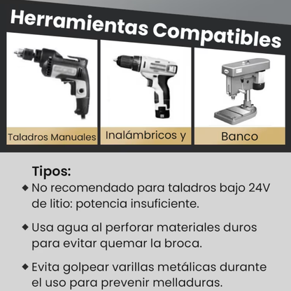 Set x4: Juego de Brocas de Larga Duración