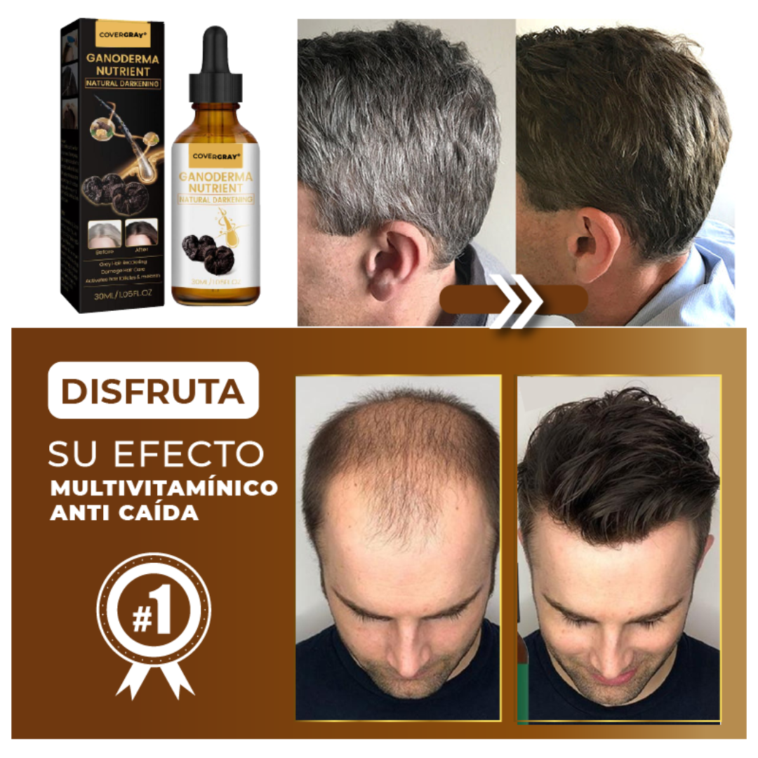 Covergray™ Suero Elimina Canas con Ganoderma