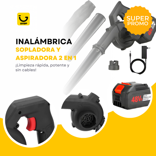 Sopladora y Aspiradora 2 en 1
