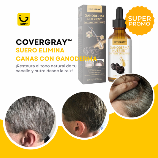 Covergray™ Suero Elimina Canas con Ganoderma