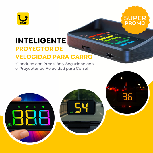 Proyector de Velocidad para Carro