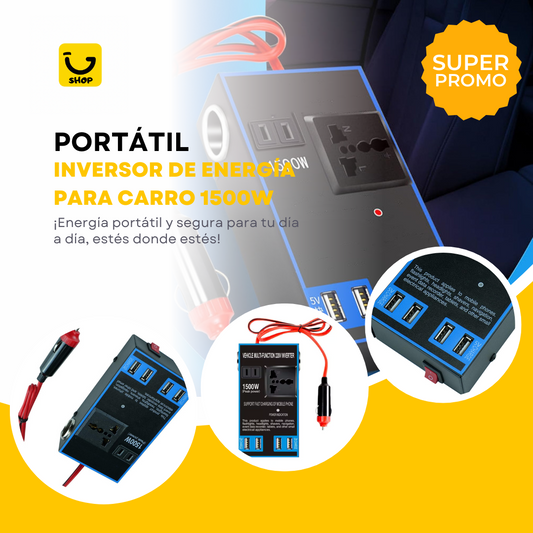 Inversor de Energía para Carro 1500W