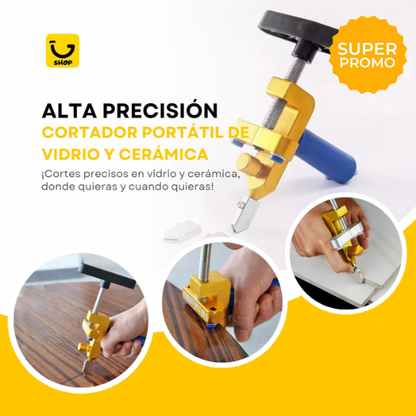 Cortador Portátil de Vidrio y Cerámica