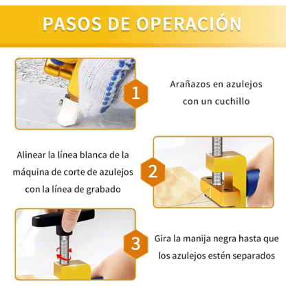 Cortador Portátil de Vidrio y Cerámica