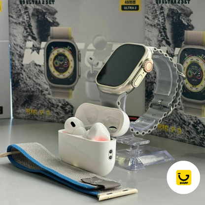 Combo Q9 - Reloj Ultra + Airpods Pro