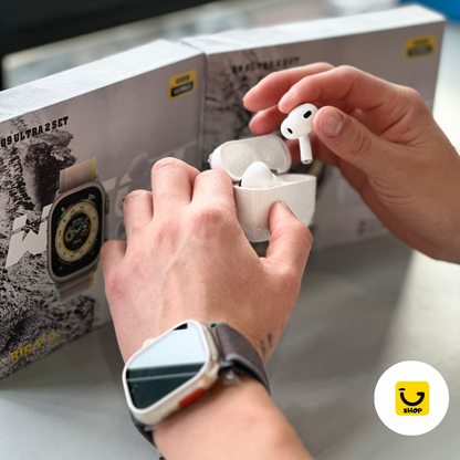 Combo Q9 - Reloj Ultra + Airpods Pro