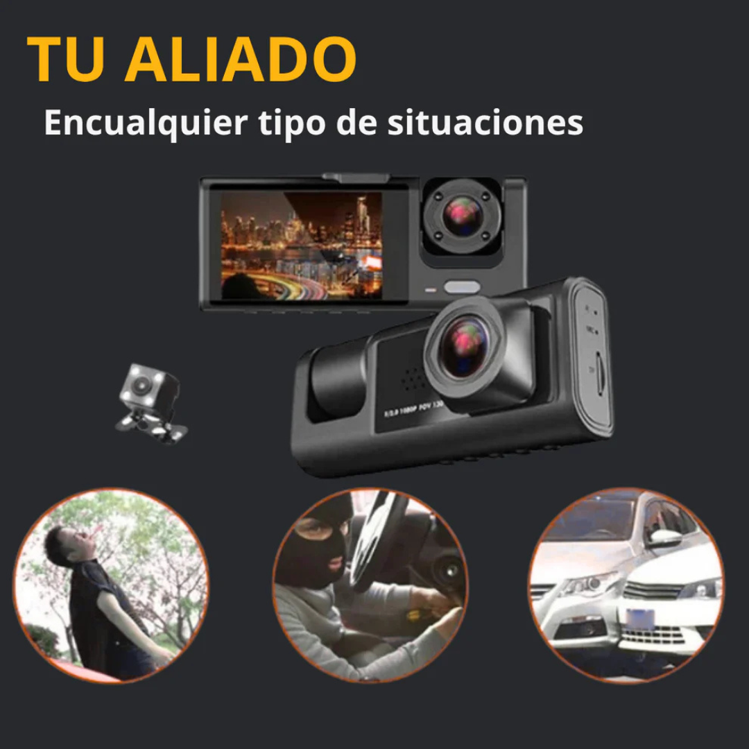 Cámara de Seguridad para Carro 3 en 1