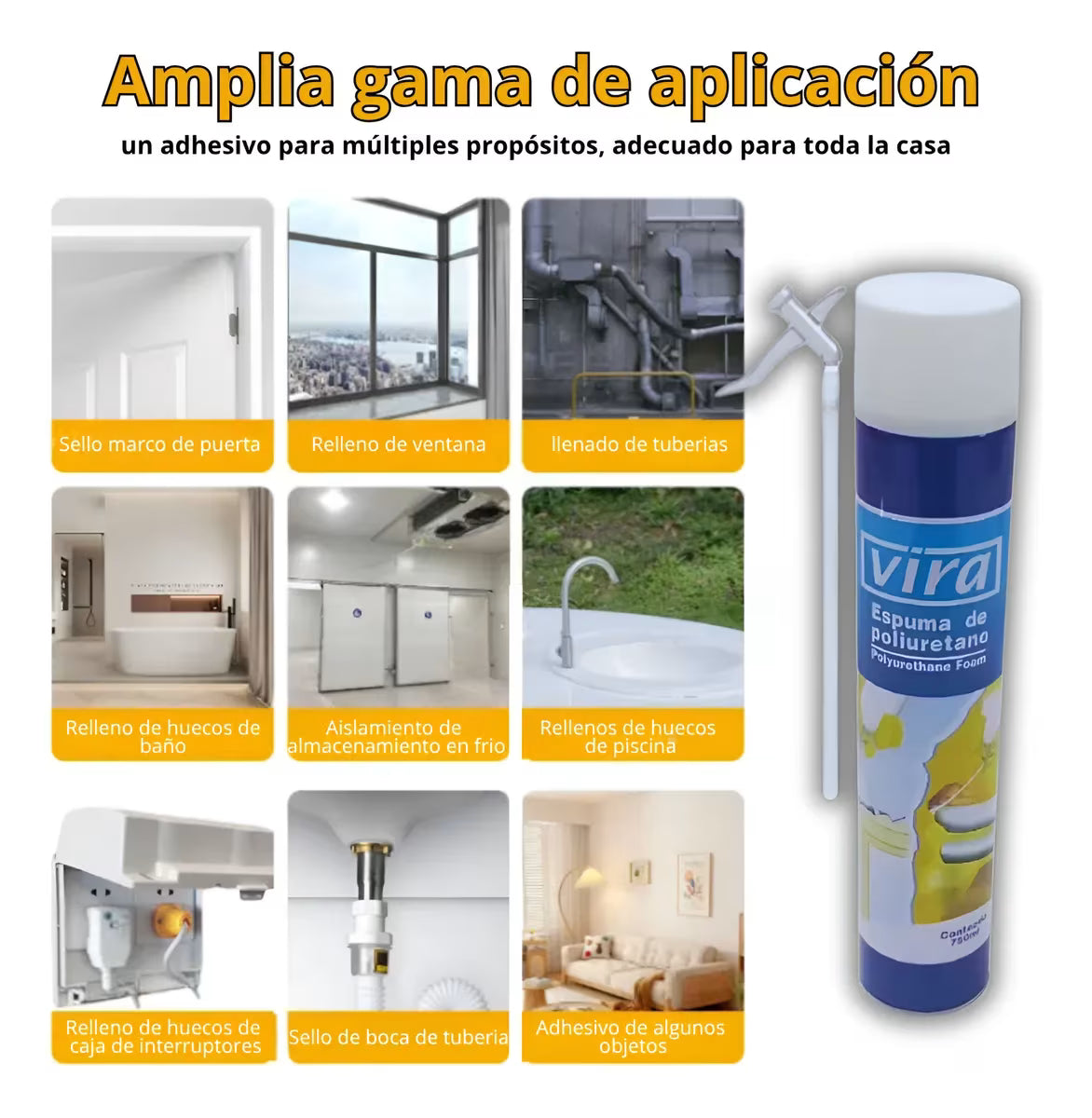 Sellador de Grietas, Huecos y Fugas - Oferta 2x1 HOY