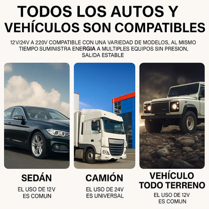 Inversor de Energía para Carro 150W