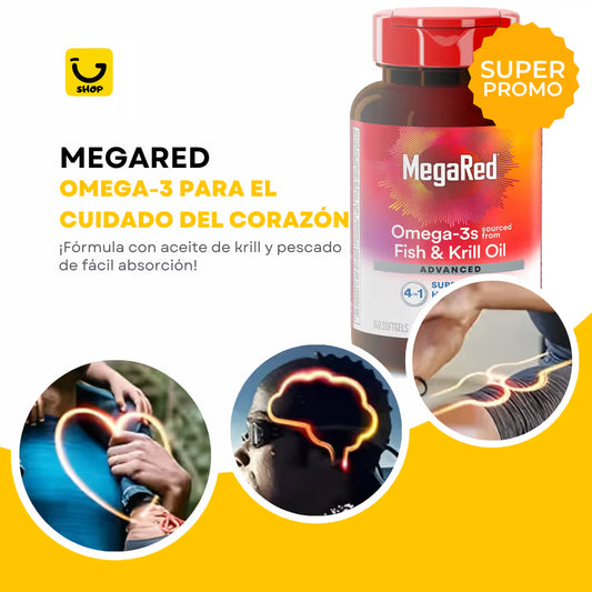 MegaRed Omega3 para el Cuidado del Corazón